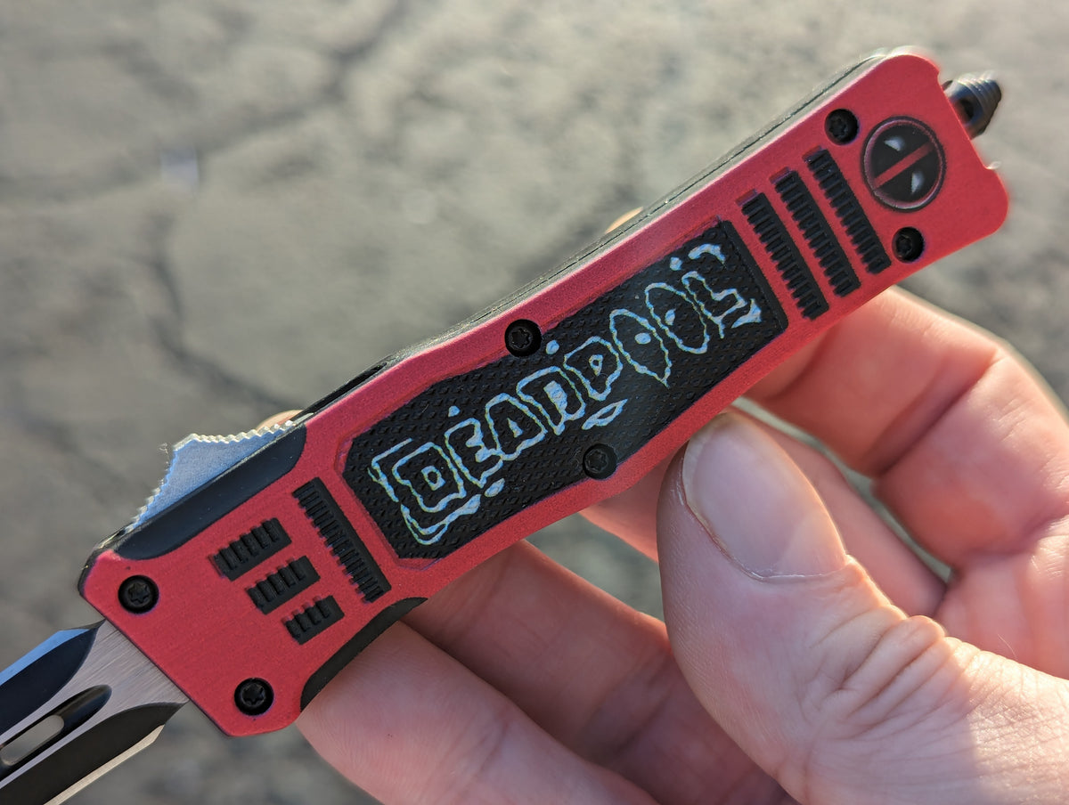 7" Mini DEADPOOL D/A OTF Automatic Knife