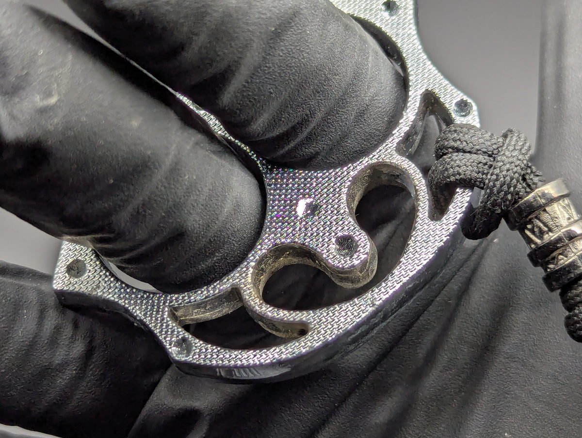 SMALL 2FK KNUCKLE DUSTER w/ LANYARD