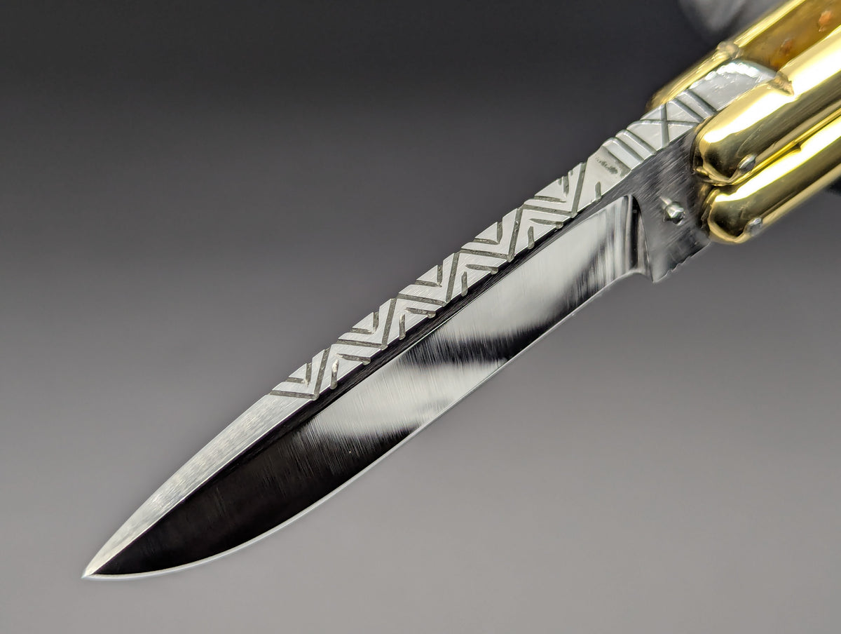7.5" MAURO HANDMADE PHILIPPINES BALISONG LTD 1