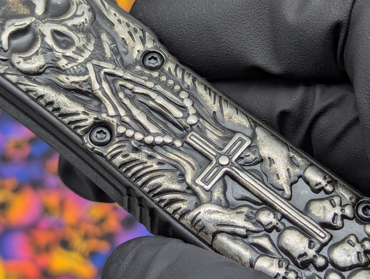 Tactical Reaper Dual Action OTF Knife Double Edge