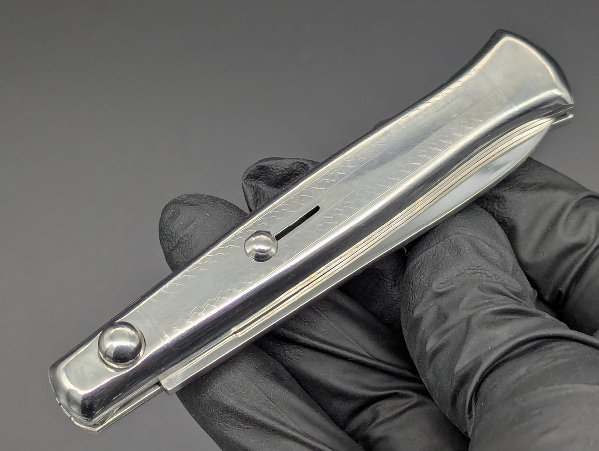 Vintage German BOBC Fantail Stainless Automatic Knife