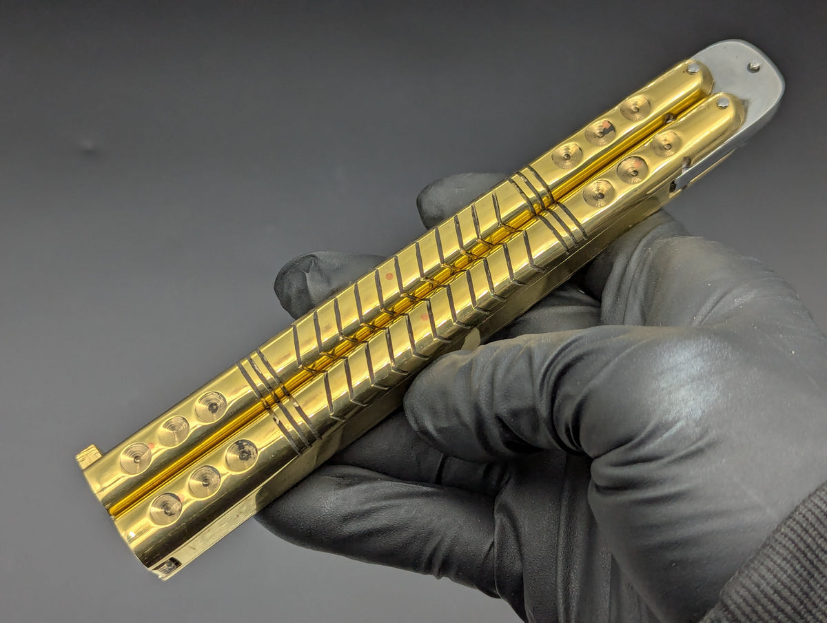 394G ULTRA HEAVYWEIGHT PHILIPPINES HANDMADE BALISONG 2T CLIP