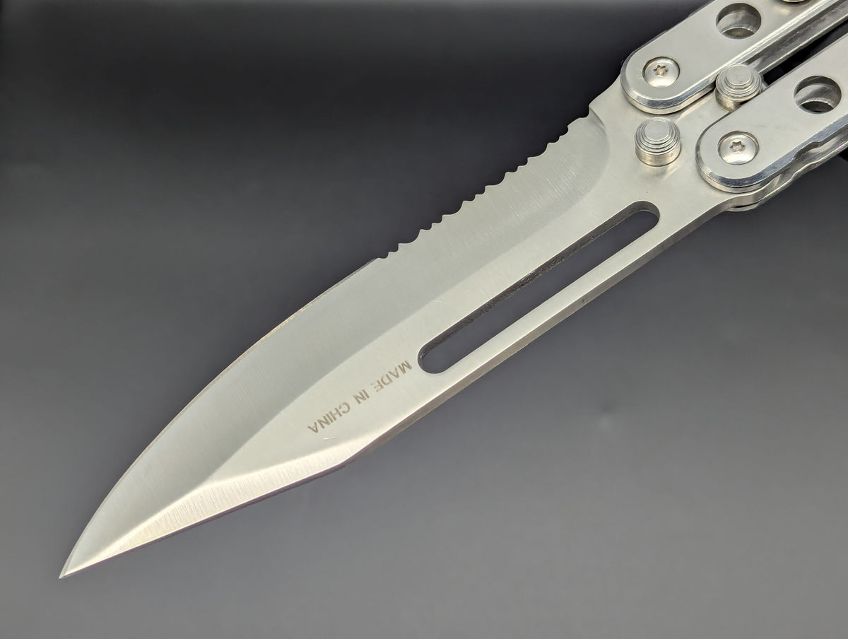 Super Knife Stainless Trench Balisong Zombie Killer