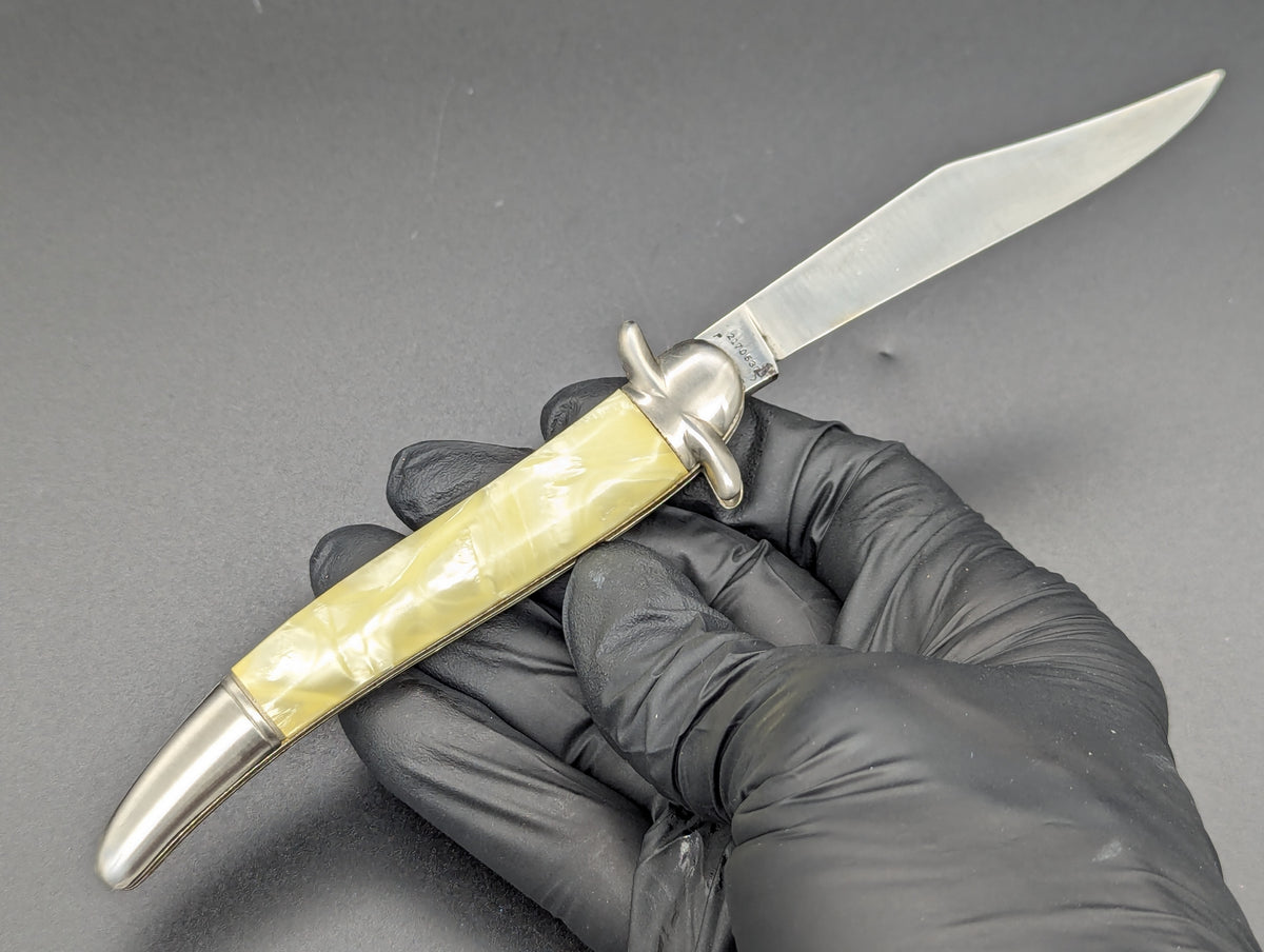 Imperial USA Cracked Ice Toothpick w/ Guard Automatic Knife