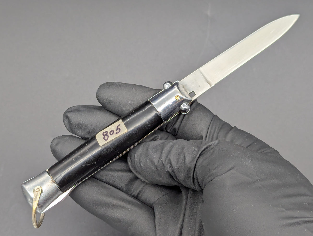 6.5" VINTAGE MICKEY EARS RIZZUTTO STYLE SWITCHBLADE KNIFE 1