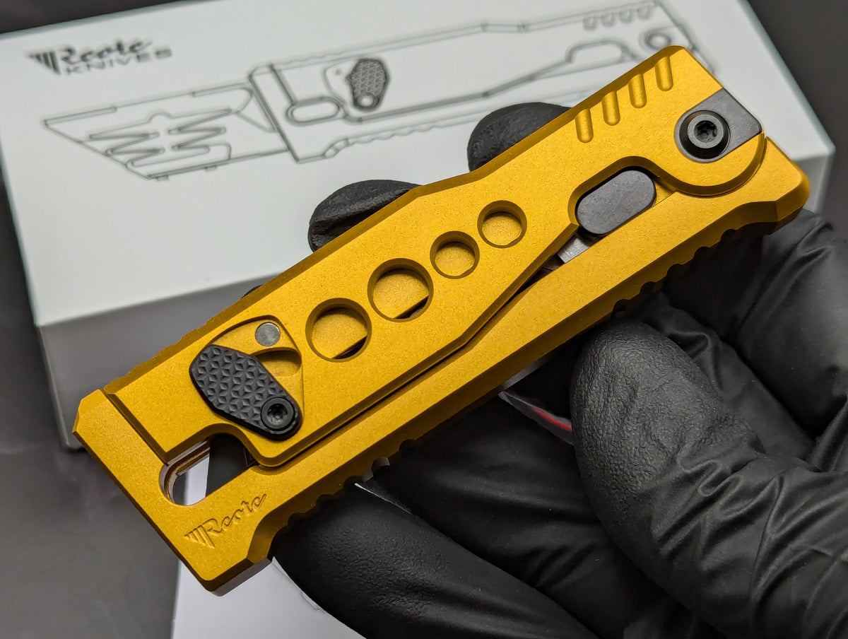 REATE EXO-U GRAVITY KNIFE BOX CUTTER GD/SN