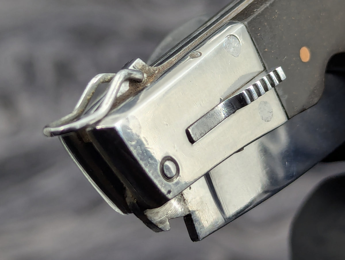 5.5" Mini Rifle Stock RPK Vintage Russian Switchblade Knife