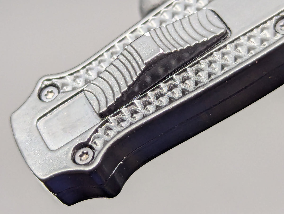 BLACK PIRANHA MINI D/A OTF KNIFE DAGGER BLADE