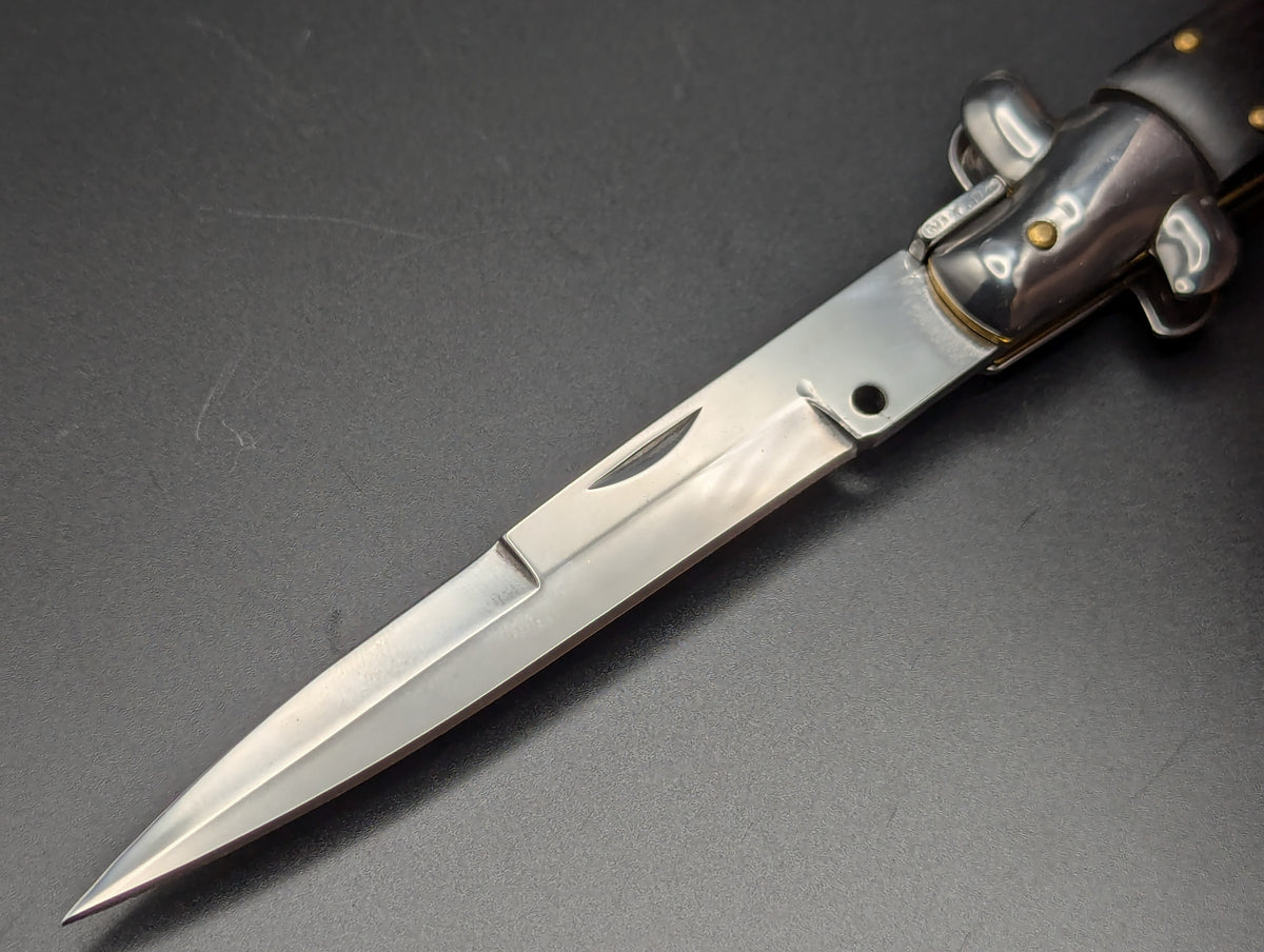 9.5" CHARCOAL GREY ITALIAN STYLE STILETTO
