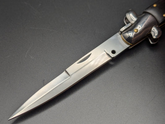9.5" CHARCOAL GREY ITALIAN STYLE STILETTO