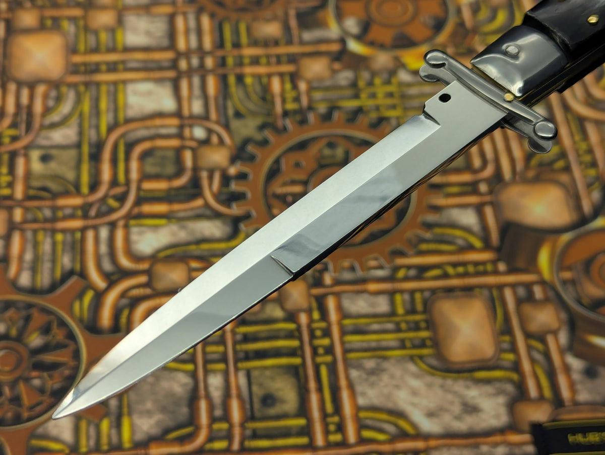 11" HONEY FRANK BELTRAME HIGH QUALITY ITALIAN SWINGUARD STILETTO