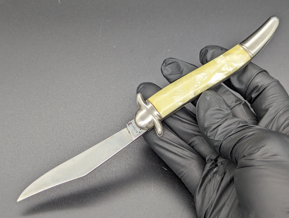 Imperial USA Cracked Ice Toothpick w/ Guard Automatic Knife