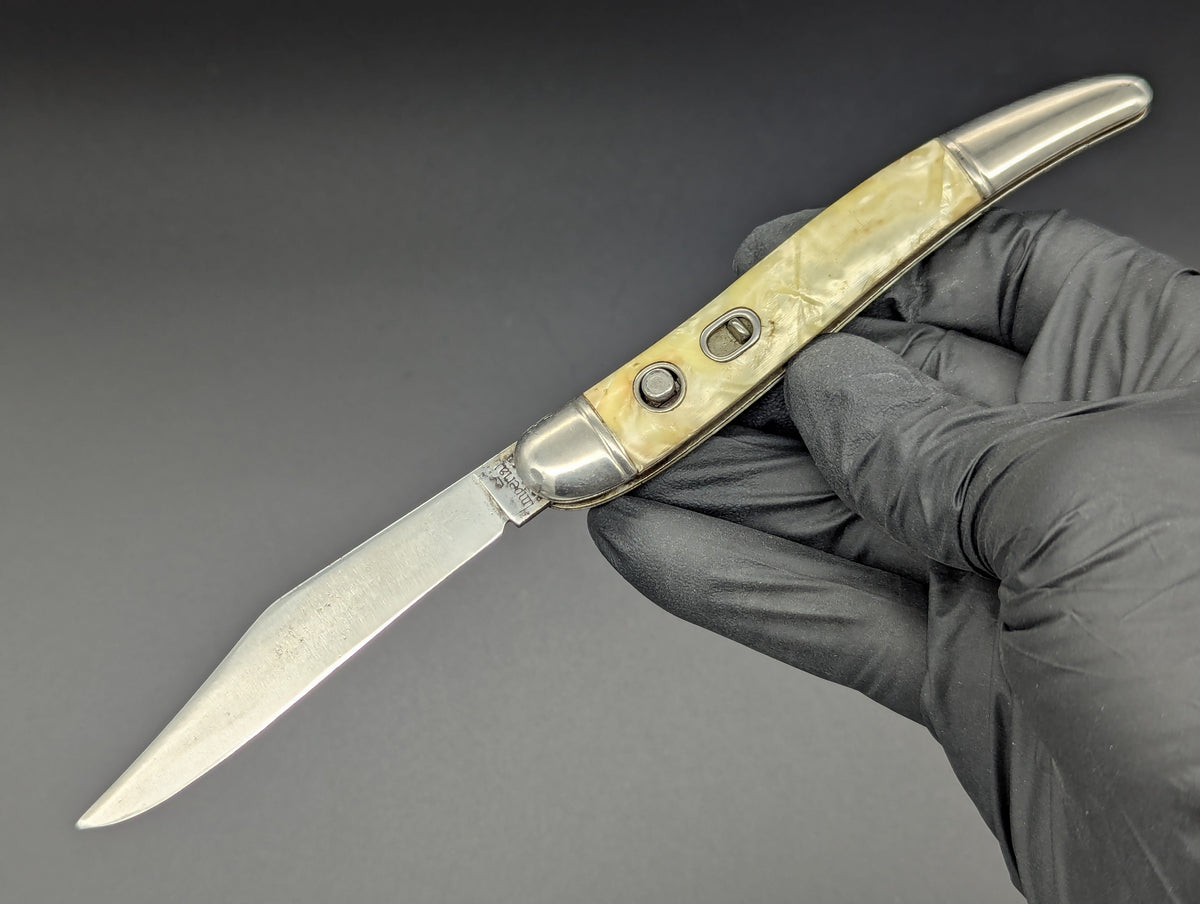 Antique Imperial USA Brand Cracked Ice Toothpick Automatic Knife