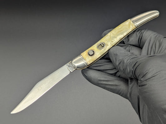 Antique Imperial USA Brand Cracked Ice Toothpick Automatic Knife