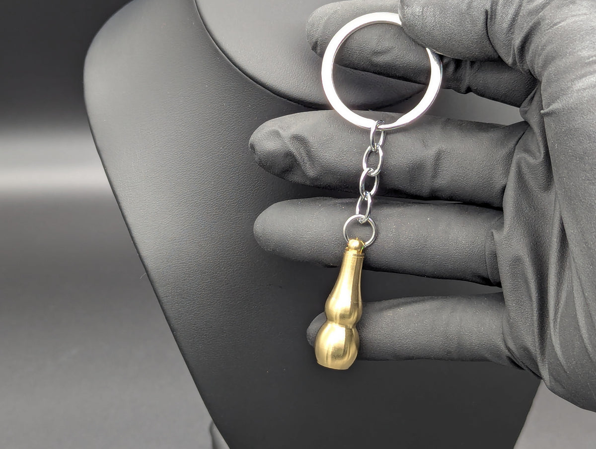 HIDDEN TOOTSKI SPOON AND GOURD JAR PARTY KEYRING