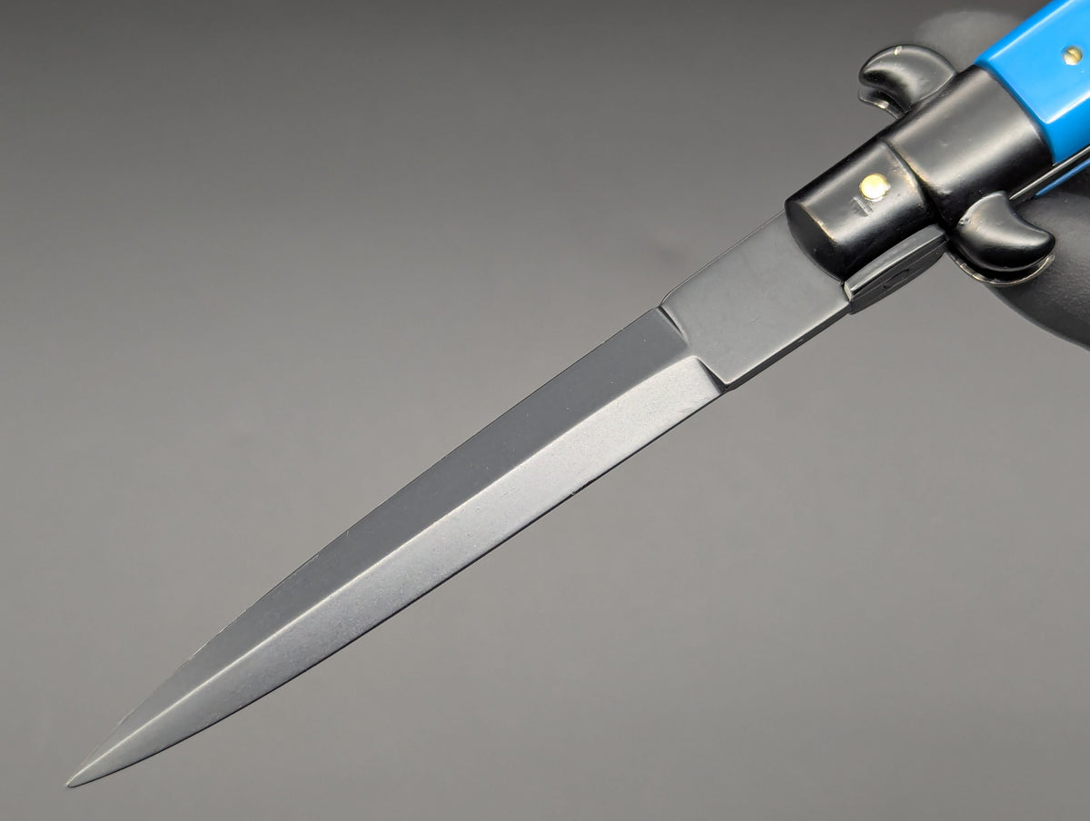 NOS 9" Frank Beltrame BLUE Tactical Italian Stiletto Knife Dagger