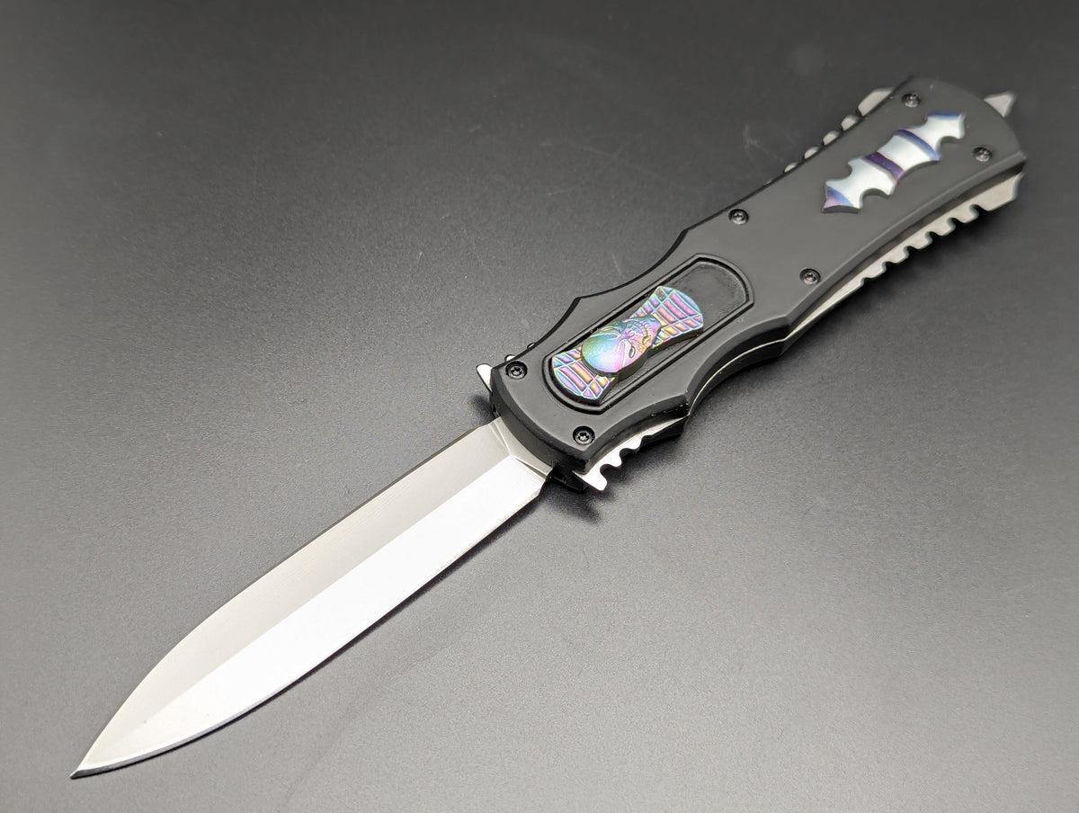 9.5" Diablo Skull D/A OTF Knife