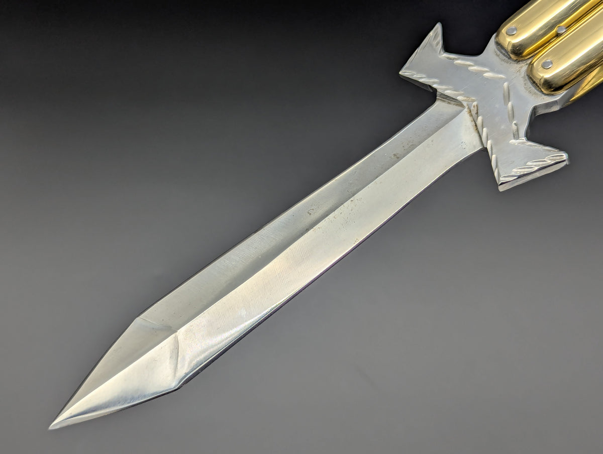 11" LTD EDITION VOLTEZ V SPARTAN FHM BALISONG JKGIRON
