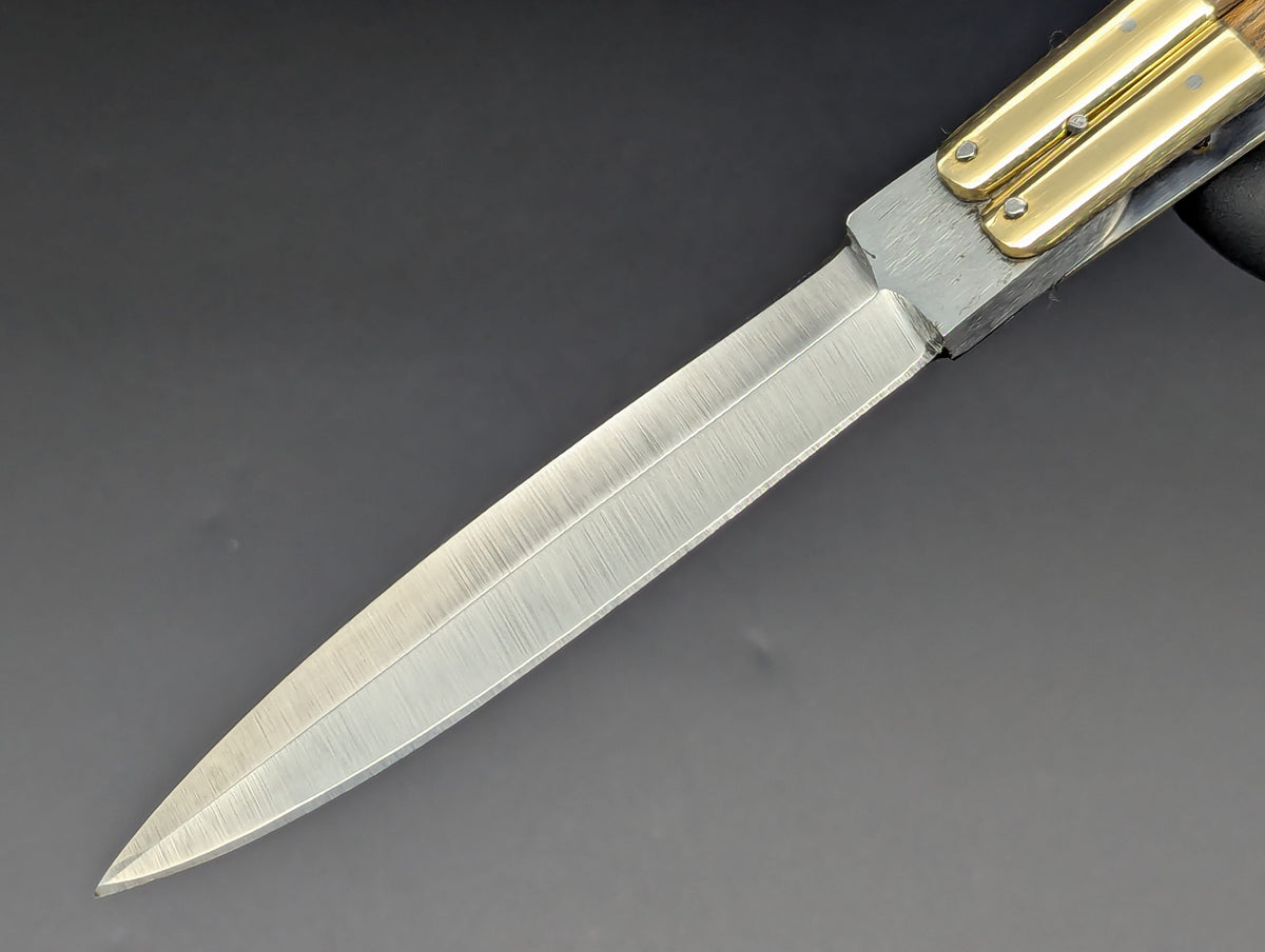 9" FHM Slim Narrawood Balisong Dagger
