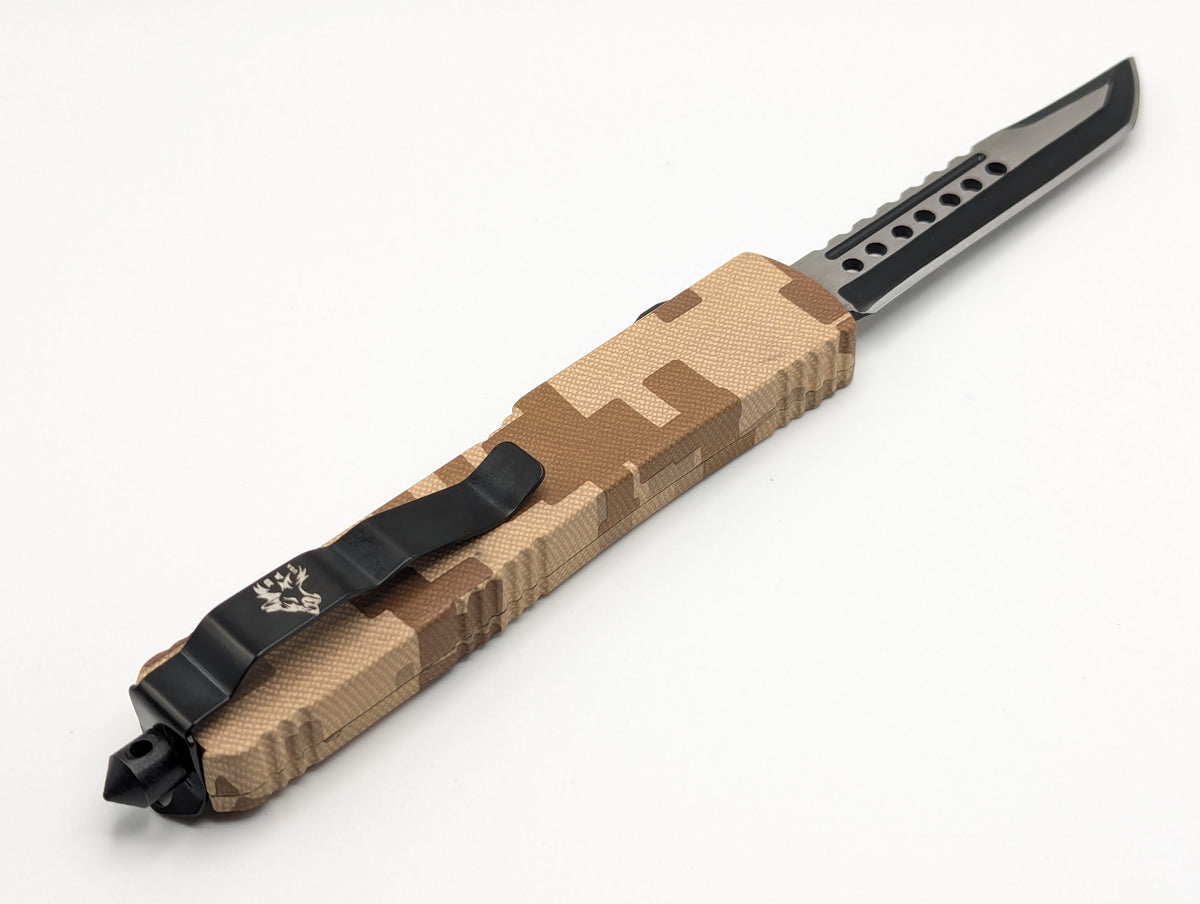 8.5" DIGI CAMO HELL RAISER D/A OTF KNIFE