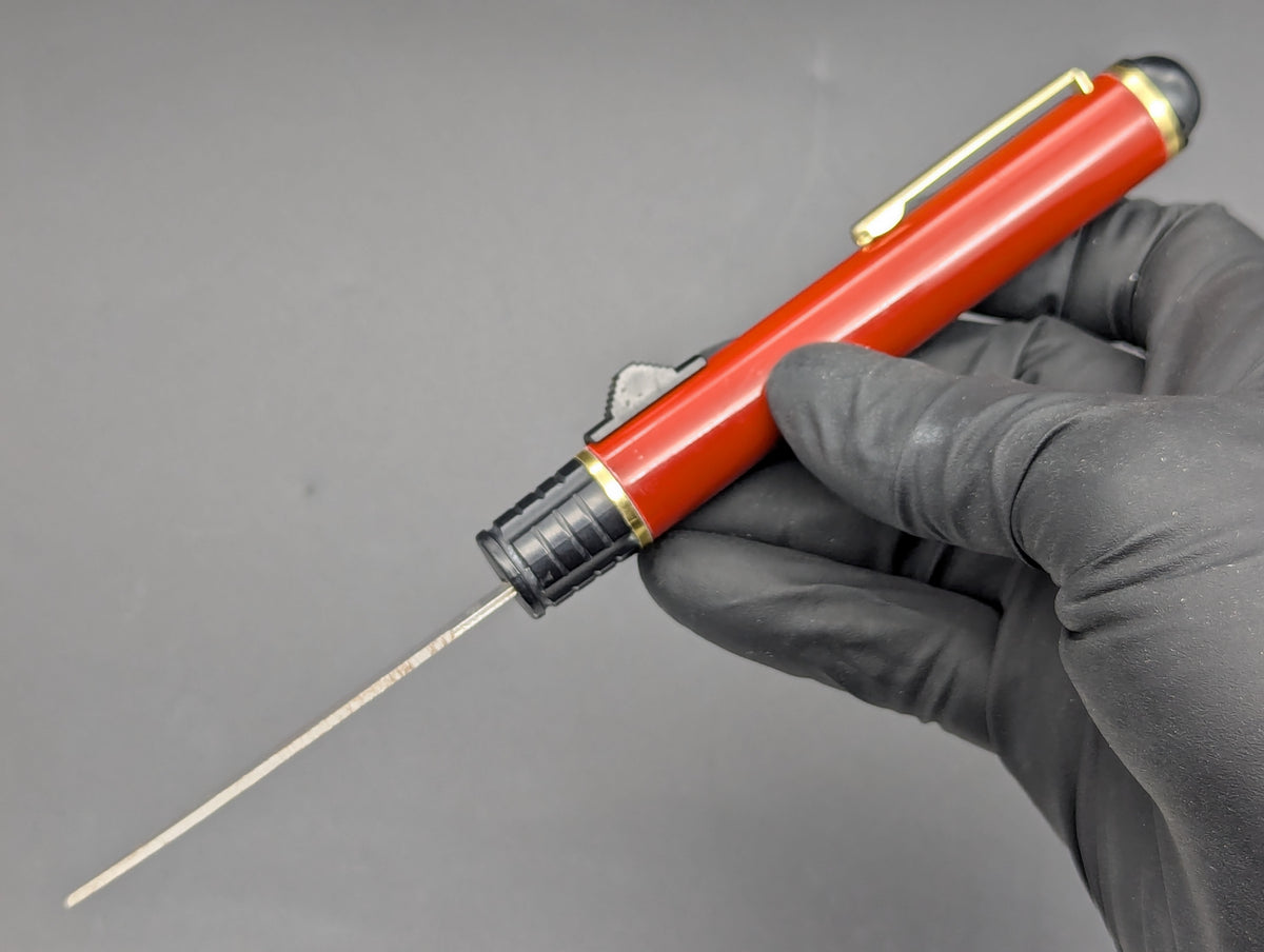 Vintage BELL Brand D/A OTF Gentleman's Pen Red & Gold