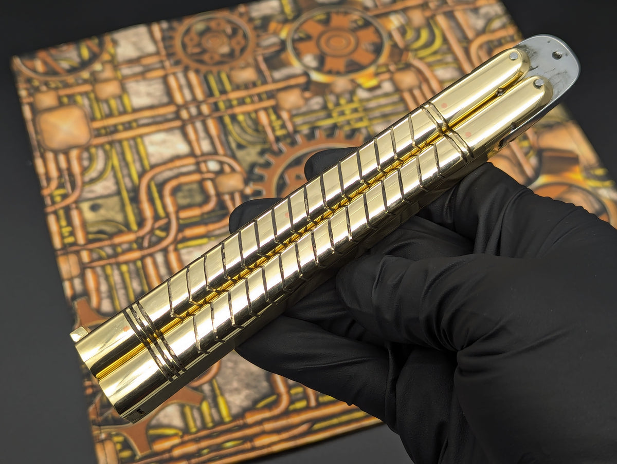 11" 390g HUGE SLAB BRASS HEAVYWEIGHT FHM BALI