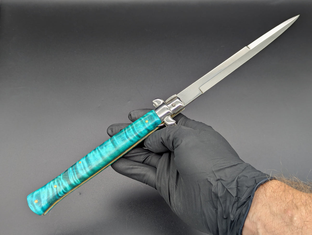 13" GIROUX FISHTAIL RESCALE PICKLOCK ITALIAN STILETTO