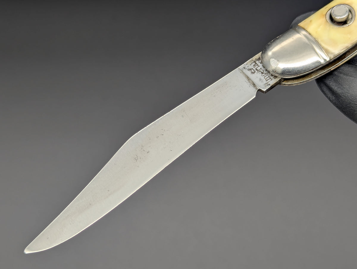 Antique Imperial USA Brand Cracked Ice Toothpick Automatic Knife