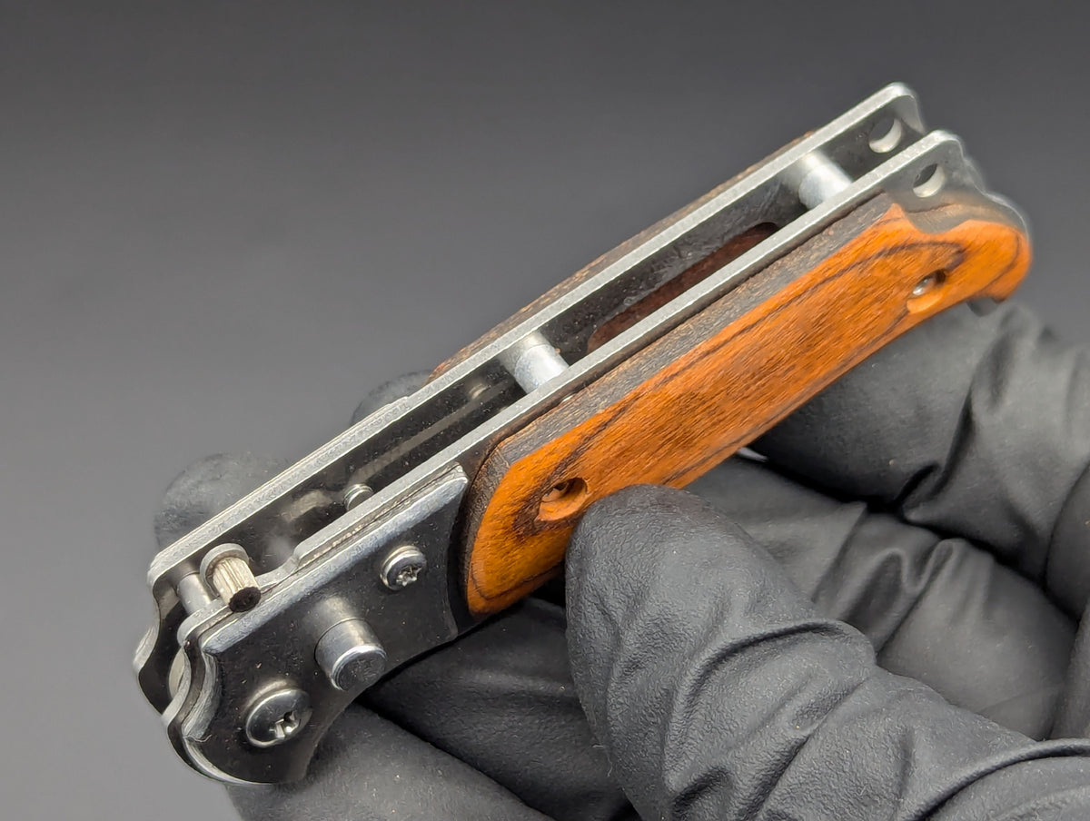 5.75" MINI ROSEWOOD SWITCHBLADE KNIFE