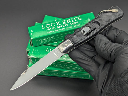 80's NOS GERMAN AUTO CLONE LOCKING AUTOMATIC KNIFE