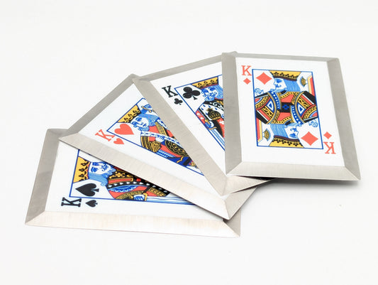 4 PC KINGS NINJA SHURIKEN THROWING CARD SET