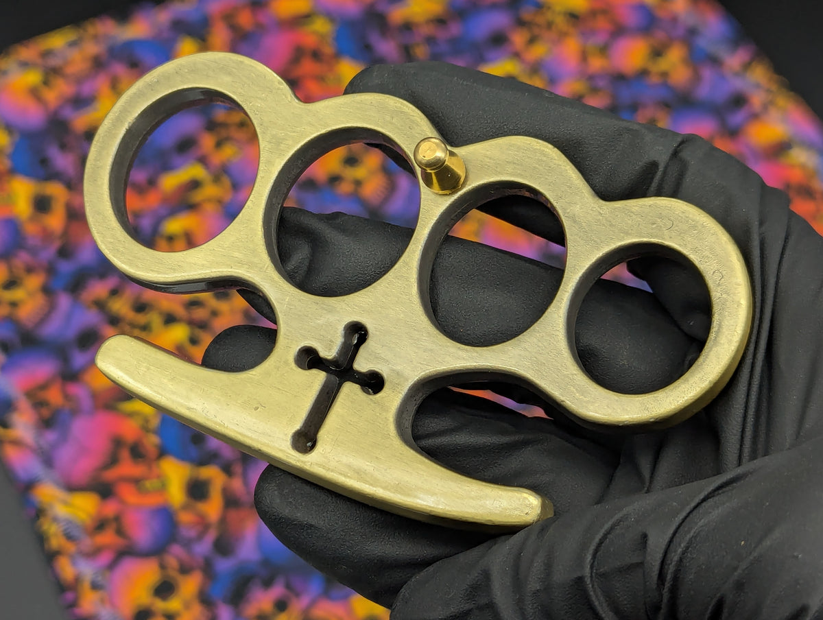 Antique Bronze Classic Lincolns Brass Knuckles