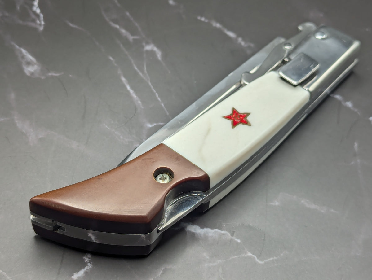 Russian NKVD FINK Handmade Swinguard Switchblade Knife