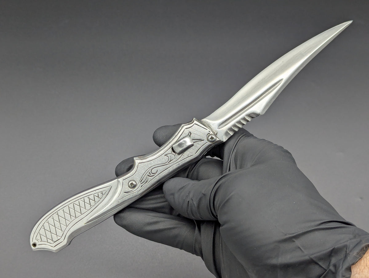80's Soviet Era RPK SOLID STEEL Switchblade Knife