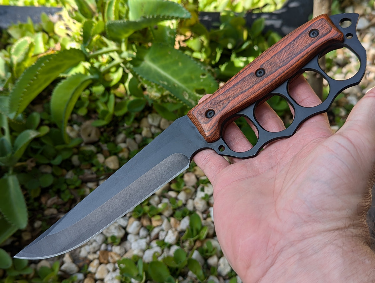 12.5" FULL TANG KNUCKLE TRENCH KNIFE
