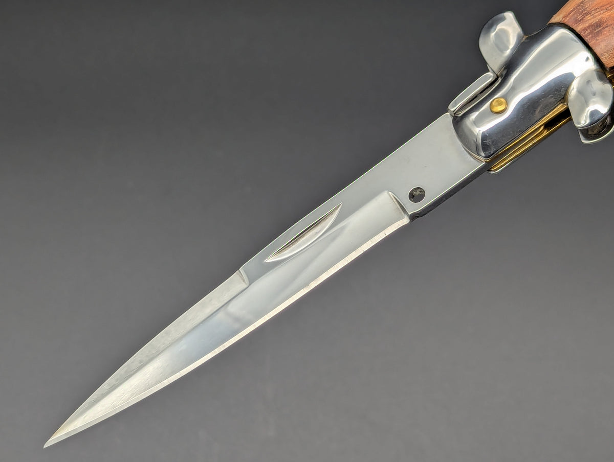 9.5" NATURAL WOOD ITALIAN STYLE STILETTO