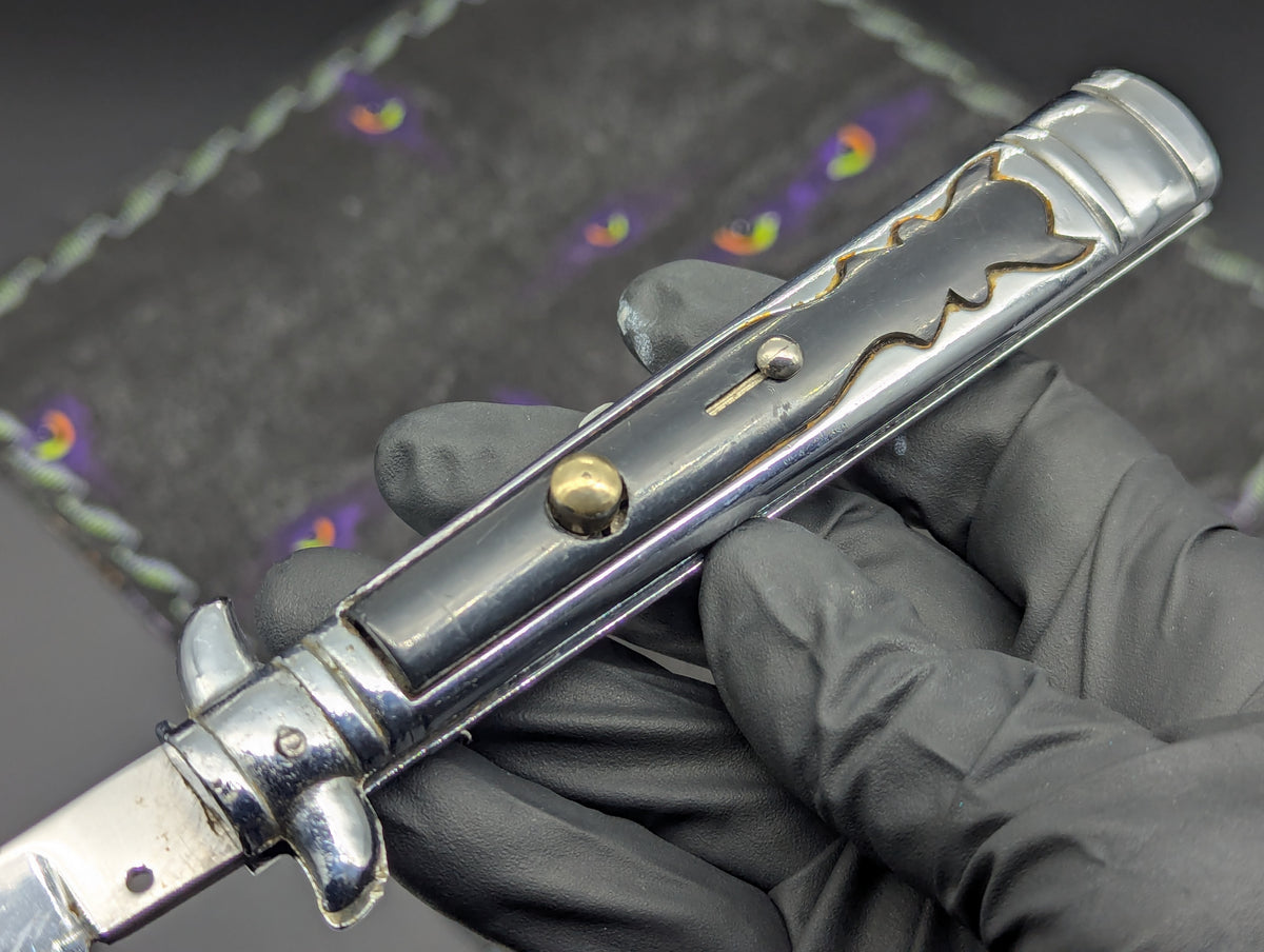 Antique Toledo Spain Hell Raiser Spanish Stiletto Switchblade Knife