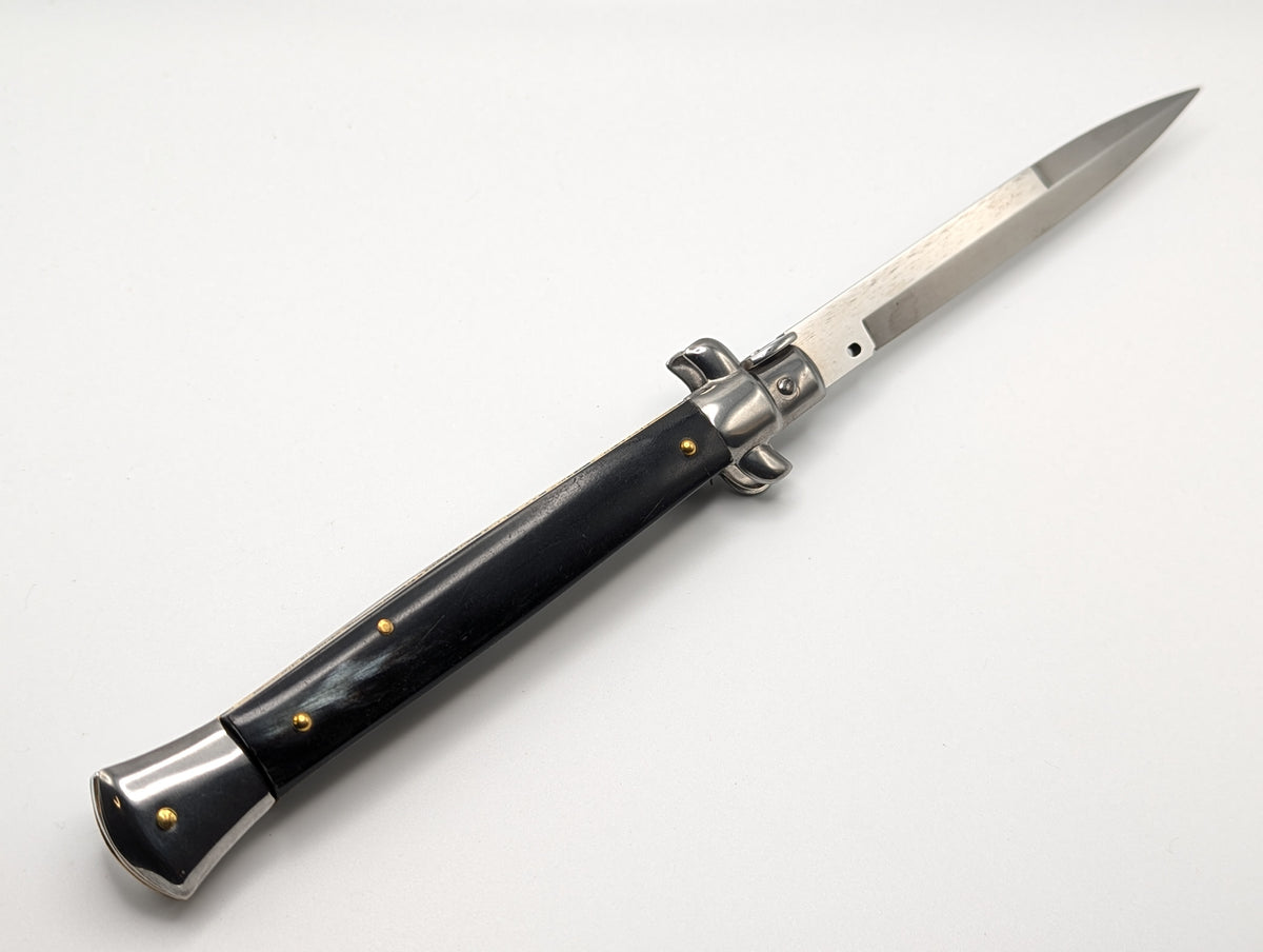 11" FRANK BELTRAME BRAZILIAN HORN ITALIAN STILETTO BAYO #1