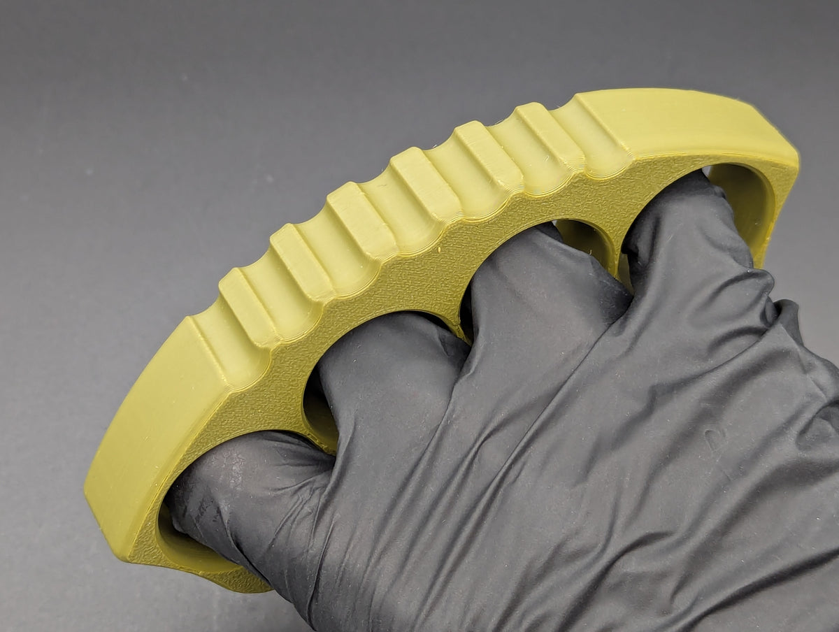 GREEN NPE 3/4" A.R.S. FAT BOY 3D PRINTED KNUCKLE DUSTER