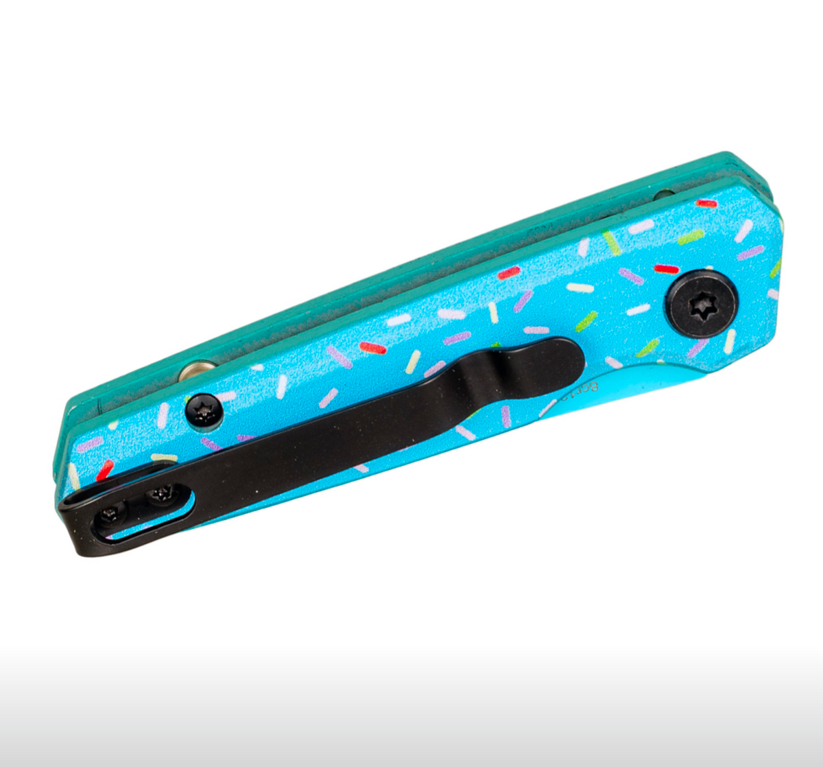 BLUE SPRINKLE DONUT CALI LEGAL SWITCHBLADE KNIFE
