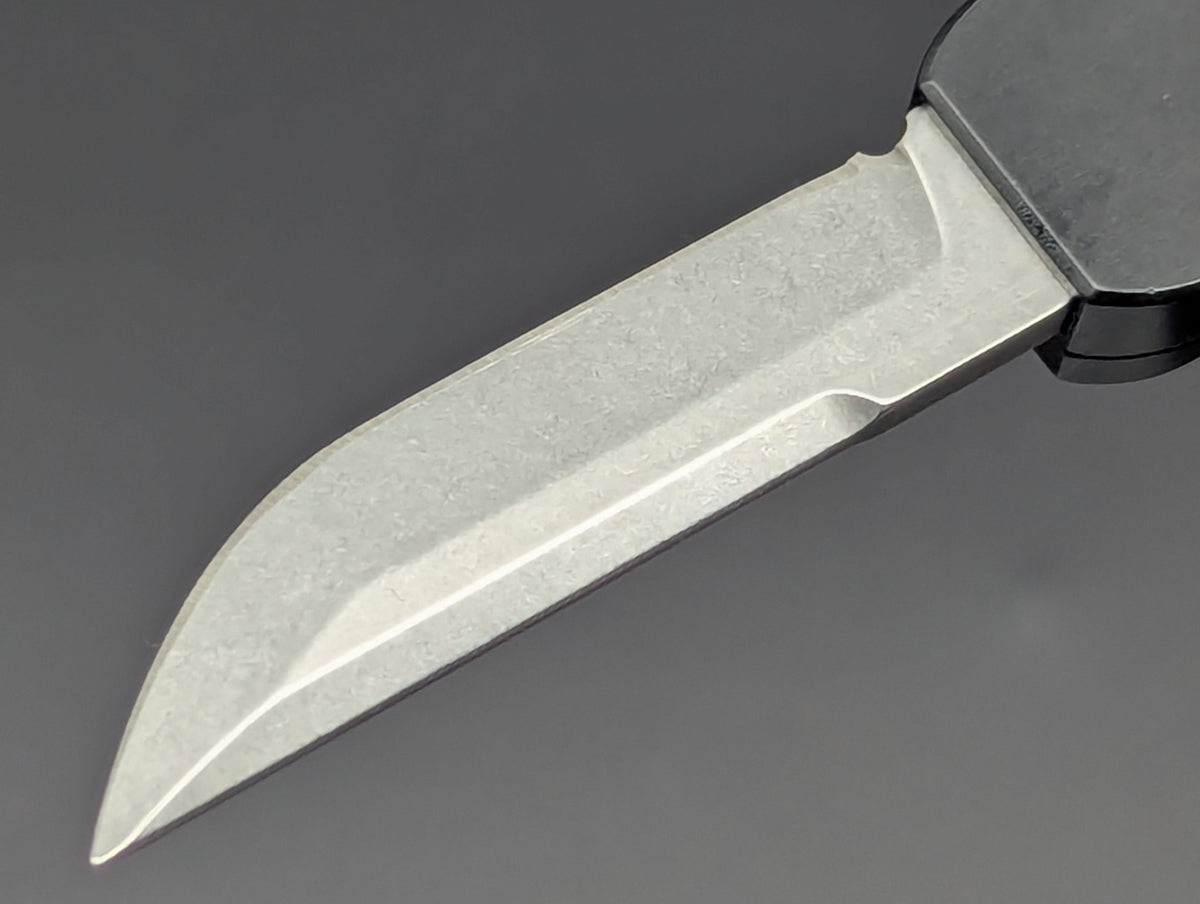 A.R.S. KNIVES D ROCKET D/A OTF TANTO BLACK GY/BTN