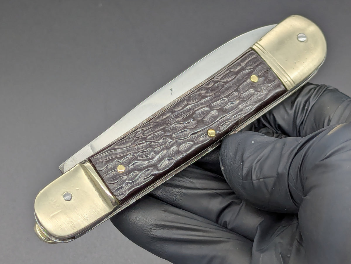 ANTIQUE BONSA "SPRINGER" SWITCHBLADE LEVERLOCK KNIFE