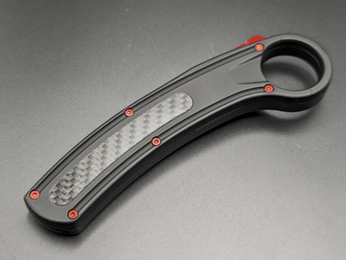 8.25" Red Tac D/A OTF Karambit