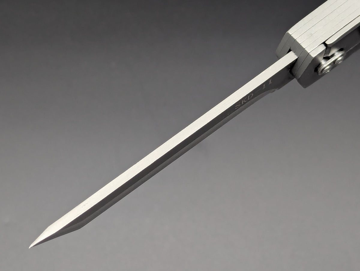 Large Tanto Point Single Edge Gravity Knife