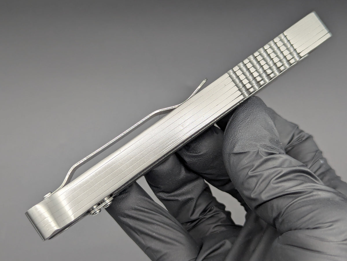 Large Clip Point Single Edge Gravity Knife