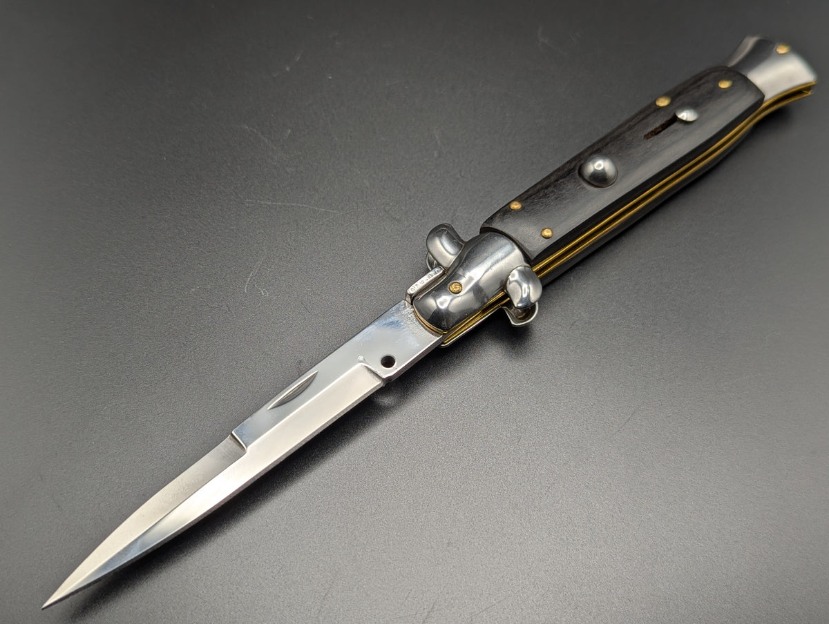 9.5" CHARCOAL GREY ITALIAN STYLE STILETTO