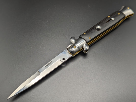 9.5" CHARCOAL GREY ITALIAN STYLE STILETTO