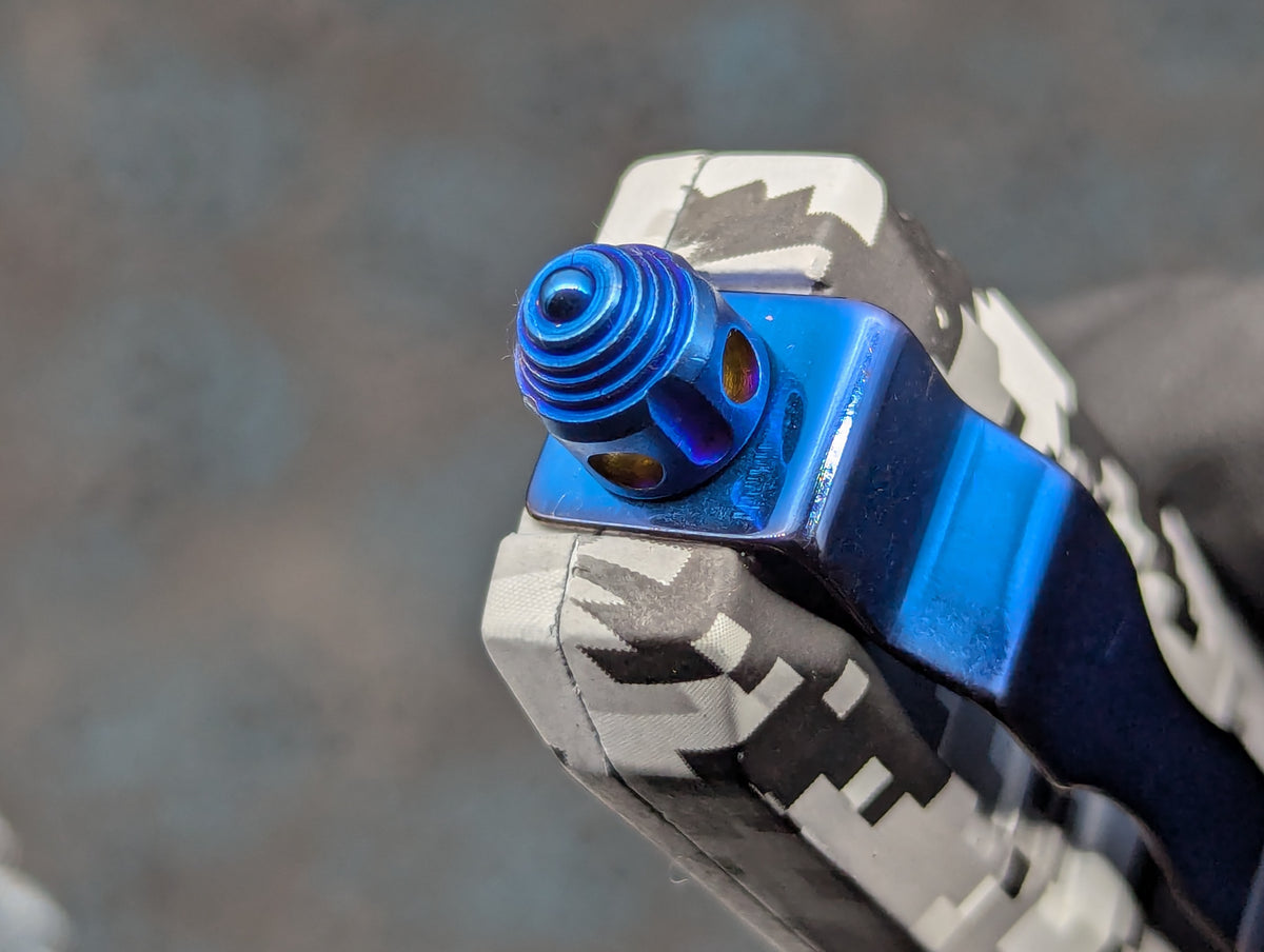 Urban Digi Camo Blue Hellhound D/A OTF Knife