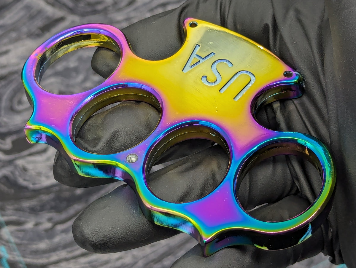 Rainbow Ti Style USA Knuckle Duster