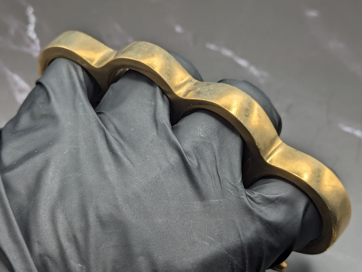 BRASS BULLET SOLID CASTED BRASS KNUCKLE DUSTER
